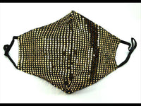 Load image into Gallery viewer, Mund Nasen Schutz Bedeckung Glitzer Maske waschbar - chic - net.de
