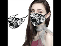 Load image into Gallery viewer, Mund Nasen Schutz Bedeckung Glitzer Maske waschbar - chic - net.de
