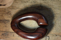Load image into Gallery viewer, Narraholz 14mm Piercing Hoop Creole Ei Form Dehner 70mm - chic - net.de
