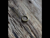 Cargar imagen en el visor de la galería, Nasen Ring Piercing Brass antik gold spiralig Nostril - chic - net.de
