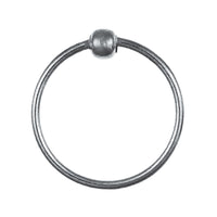 Load image into Gallery viewer, Nostril Piercing Nasenringe Ring Kugel silber 925 Sterlingsilber filigran - chic - net.de
