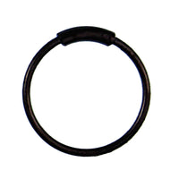 Load image into Gallery viewer, Nostril Piercing Nasenringe Ring Rohr gebogen Stahl eloxiert mit Titan filigran - chic - net.de
