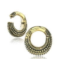 Cargar imagen en el visor de la galería, Ohrgewicht Brass 6mm Piercing Clicker Nieten Creole - chic - net.de
