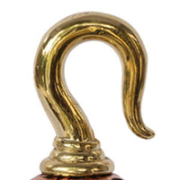 Load image into Gallery viewer, Ohrgewicht Kugel Lebensblume 4mm Piercing Brass Ohrring gold Hook Bronze rötlich - chic - net.de
