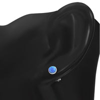 Load image into Gallery viewer, Ohrstecker 925 Silber Stein rund Garnet Opal Onyx Paua - chic - net.de
