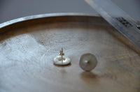 Load image into Gallery viewer, Ohrstecker 925 Sterling Silber Knopf rund gebürstet - chic - net.de
