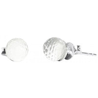Load image into Gallery viewer, Ohrstecker Glas transparent hellgrün scheinend, 5 mm Ø, facettiert, glitzernd, 925er Sterlingsilber - Stift - chic - net.de
