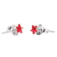 Load image into Gallery viewer, Ohrstecker Glas transparent hellgrün scheinend, 5 mm Ø, facettiert, glitzernd, 925er Sterlingsilber - Stift - chic - net.de

