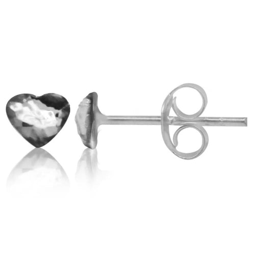 Ohrstecker Glas transparent hellgrün scheinend, 5 mm Ø, facettiert, glitzernd, 925er Sterlingsilber - Stift - chic - net.de