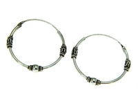 Load image into Gallery viewer, 925 Sterling Silber Ohrringe Creolen Celtic Bali S
