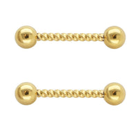 Load image into Gallery viewer, Nippel Piercing Set Brustwarzen Edelstahl Barbell Kordel
