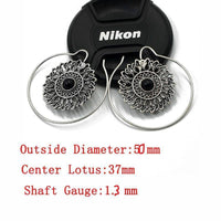 Load image into Gallery viewer, Piercing 10g Ohrgewicht White Brass Blume Onyx Spirale - chic - net.de
