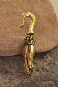 Load image into Gallery viewer, Piercing 36g Ohrgewicht Brass 6mm Buddha Hand - chic - net.de
