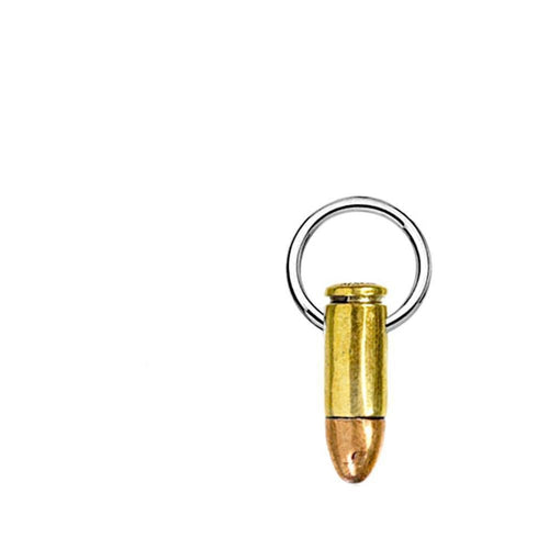 Piercing Klemmkugel Ring Brass Kupfer Edelstahl Bullet - chic - net.de