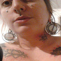 Load image into Gallery viewer, Piercing Ohrgewicht Edelstahl Stern Stein 3mm Spirale - chic - net.de
