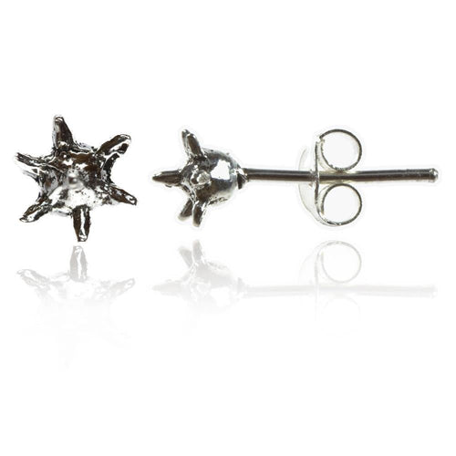 Silberohrstecker Stachel Blume Ohrstecker Ohrringe 925er Sterling Silber Schmuck - chic - net.de