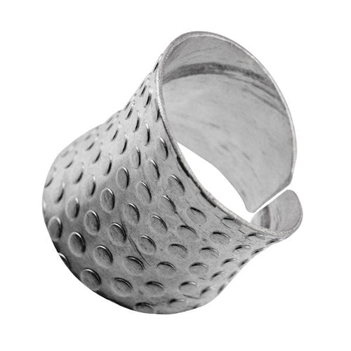 Silberring 925er Sterling Silber Designer Ringe Schmuck massiv matt Punkte - chic - net.de