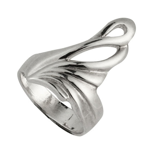 Silberring Bögen Flügel lang hoch 925er Sterling Silber Designer Ringe Schmuck - chic - net.de