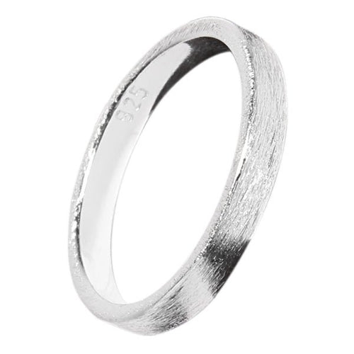 Silberring dünn geschliffen 3 mm Ringe Ring 925er Sterling Silber Unisex Schmuck - chic - net.de
