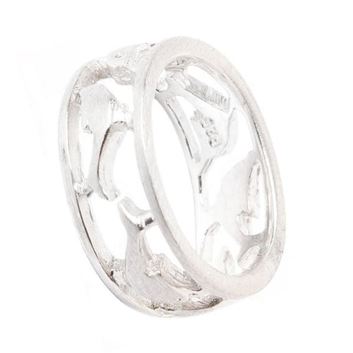 Silberring filigran Delphine Silberringe 925er Sterling Silber Ring Unisex Schmuck - chic - net.de