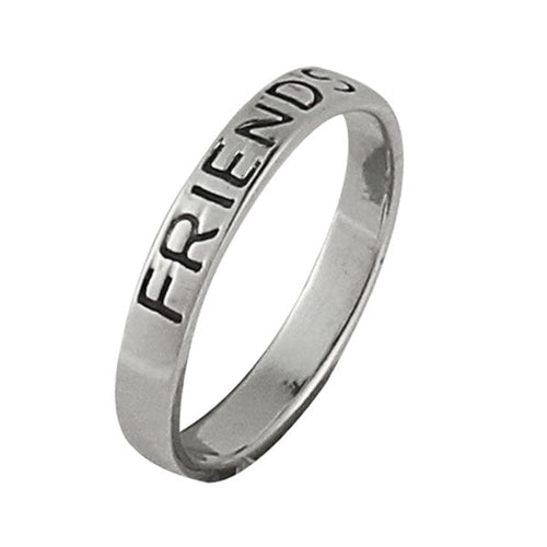 Silberring friends forever schmal 925er Sterling Silber Designer Schmuck Ringe - chic - net.de