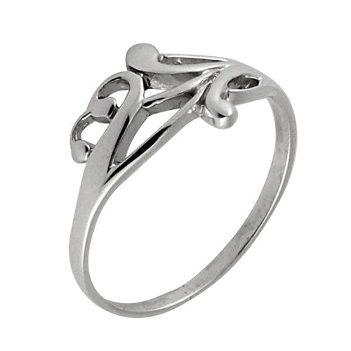 Silberring Schnörkelmuster 10 mm 925er Sterling Silber Designer Ringe Schmuck - chic - net.de