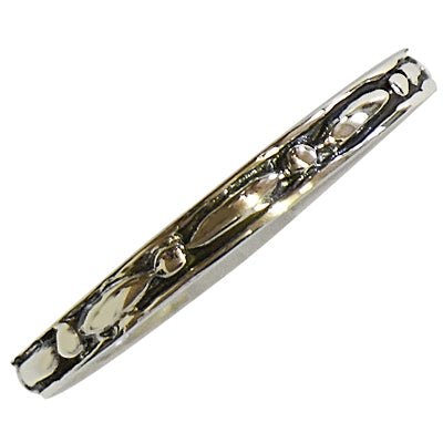 Silberring schwarz oxidiert Kreis Ellipse Muster Ringe Ring 925er Sterling Silber Unisex Schmuck - chic - net.de