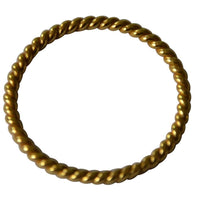 Load image into Gallery viewer, Silberring vergoldet schmal Seil Optik 1mm gold - chic - net.de
