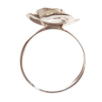 Load image into Gallery viewer, Silberring weiß oxidiert Glitzer Rose Ringe Damen - chic - net.de
