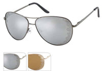 Load image into Gallery viewer, Sonnenbrille Blumenornamente Pilotenbrille getönt verspiegelt 400UV Pornobrille Fliegerbrille - chic - net.de
