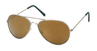 Load image into Gallery viewer, Sonnenbrille Pilotenbrille 400 UV verspiegelt golden Doppelsteg pink grün gelb blau - chic - net.de
