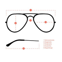Load image into Gallery viewer, Sonnenbrille Pilotenbrille getönt verspiegelt Laser Unisex Brille 400 UV - chic - net.de
