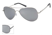 Cargar imagen en el visor de la galería, Sonnenbrille Pilotenbrille Pornobrille Spiegelbrille Perlglanz verspiegelt 400UV - chic - net.de
