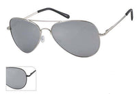 Cargar imagen en el visor de la galería, Sonnenbrille Pilotenbrille Pornobrille Spiegelbrille Perlglanz verspiegelt 400UV - chic - net.de
