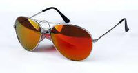 Cargar imagen en el visor de la galería, Sonnenbrille Pilotenbrille verspiegelt bunt Metall Unisex Brille 400 UV - chic - net.de
