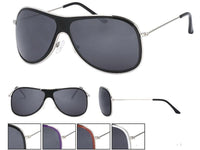 Load image into Gallery viewer, Sonnenbrille Unisex Pilotenbrille dunkel getönt 400UV Schwarz Lila Rot Weiß - chic - net.de
