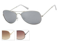 Load image into Gallery viewer, Sonnenbrille Unisex Pilotenbrille eckig 400UV verspiegelt getönt Pornobrille Fliegerbrille - chic - net.de
