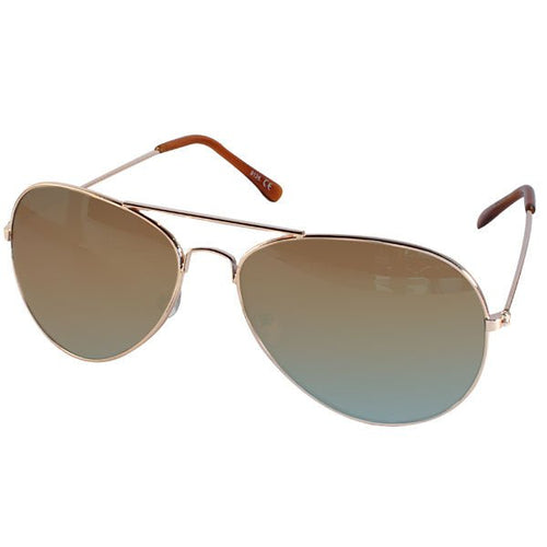 Sonnenbrille Unisex Pilotenbrille Fliegerbrille verspiegelt getönt 400UV Klarglas Pornobrille - chic - net.de