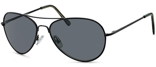 Sonnenbrille Unisex Pilotenbrille Pornobrille Fliegerbrille getönt 400UV Farbe Schwarz - chic - net.de