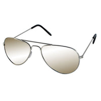 Load image into Gallery viewer, Sonnenbrille Unisex Pilotenbrille Pornobrille Perlglanz silbern verspiegelt Fliegerbrille 400UV - chic - net.de

