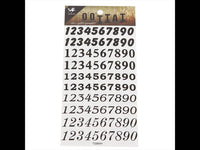 Cargar imagen en el visor de la galería, Tattoo schwarz Zahlen 10 Reihen 0 - 9 diverse Schriftarten Schreibstile temporär Klebetattoos - chic - net.de
